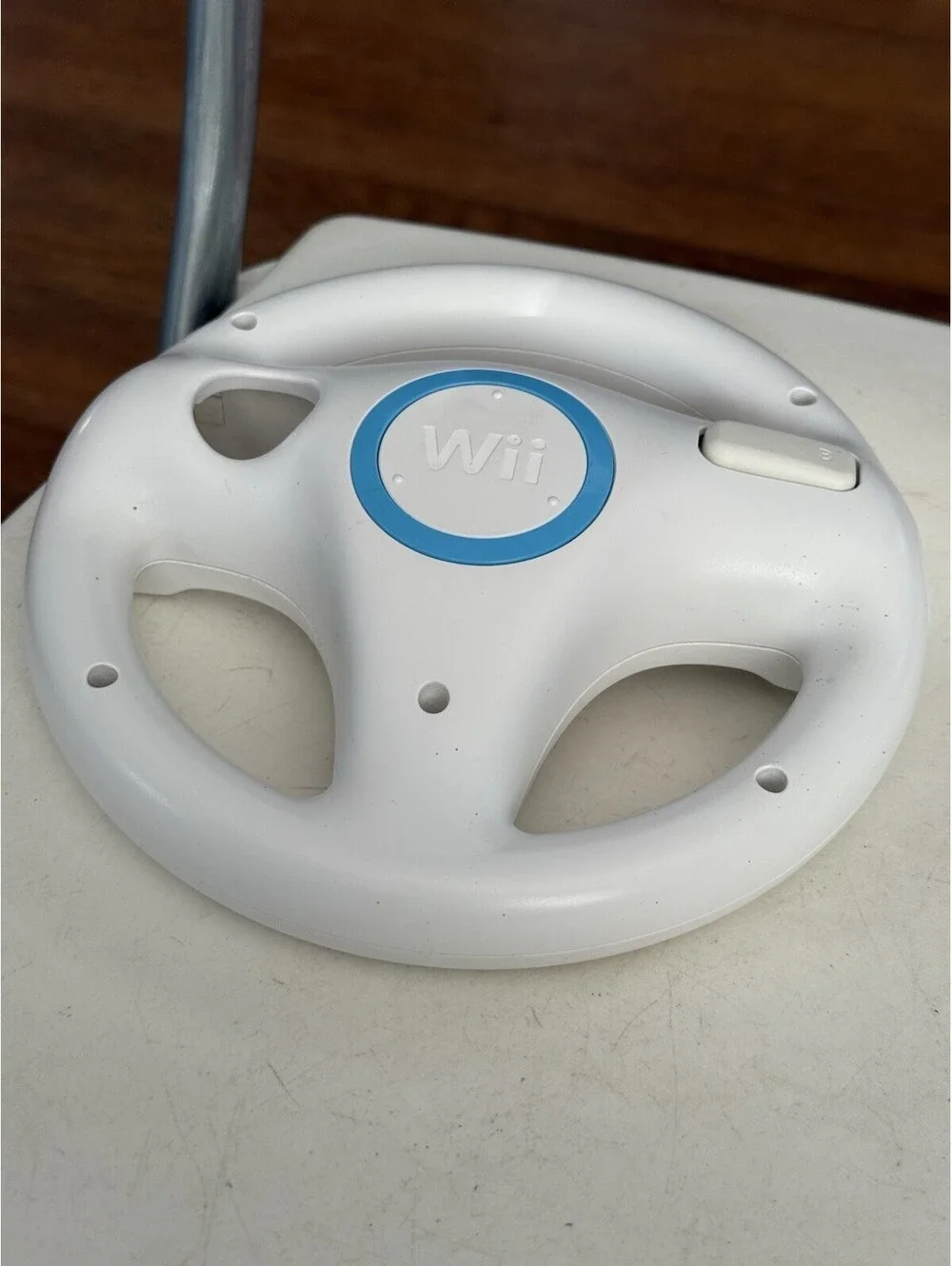 Nintendo Wii Steering Wheel - White-Mario Kart Racing Wheel